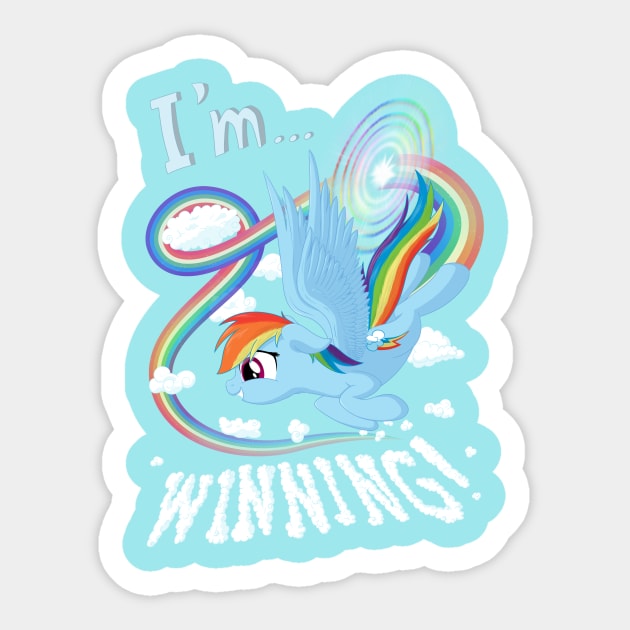 I'm... Rainbow Dash Sticker by Stinkehund